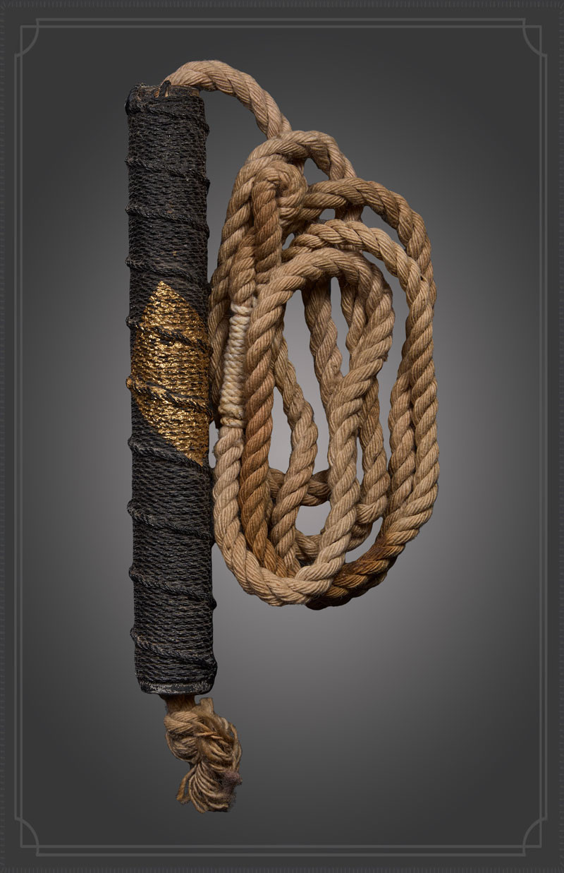 ตะกรุดโทน หลวงพ่อกวย ปี 2521 วัดโฆสิตาราม เนื้อตะกั่วถักเชือก จ.ชัยนาท (ขนาด 4.2นิ้ว)