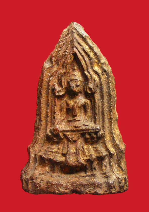 พระโคนสมอ พิมพ์มารวิชัย เนื้อดิน จ.อยุธยา